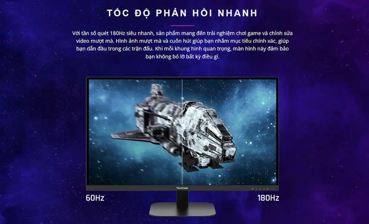 Màn Hình LCD ViewSonic VX2757A-HD-PRO 180Hz Màn Hình LCD ViewSonic VX2757A-HD-PRO 180Hz