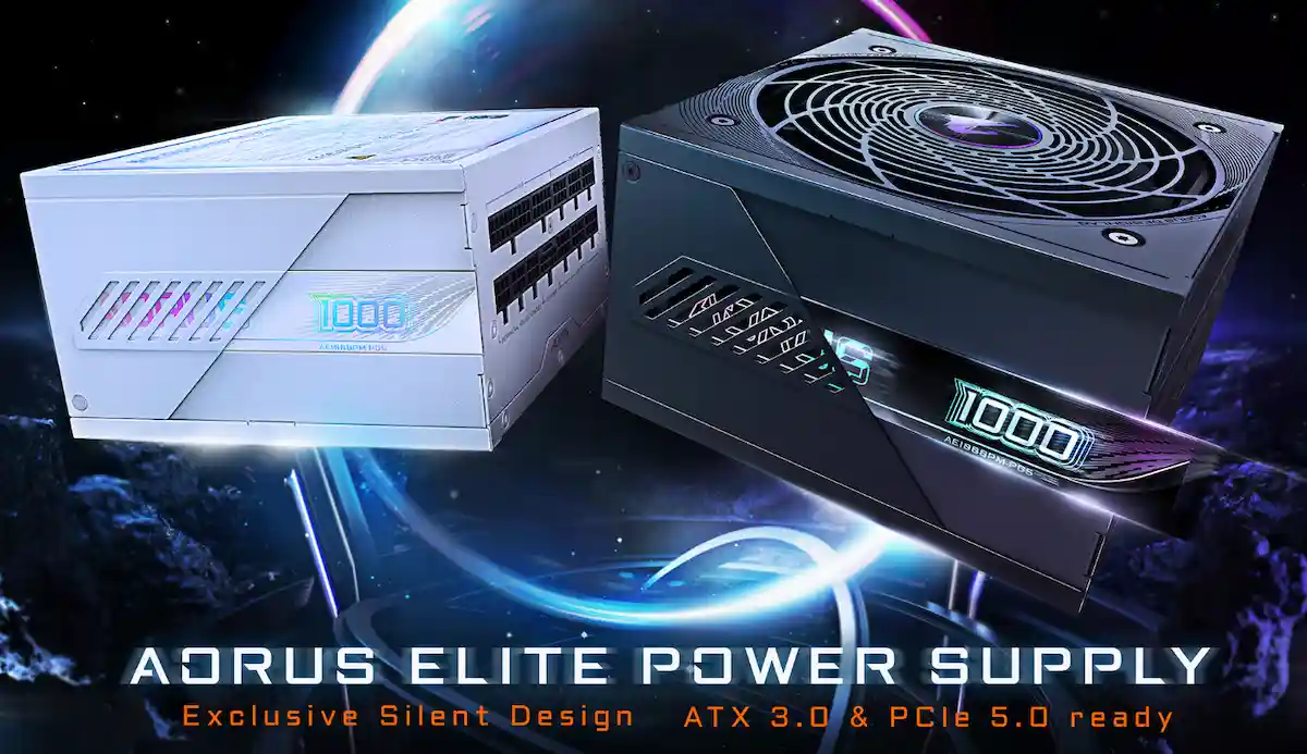 Nguồn Gigabyte AORUS ELITE P1000W ICE Nguồn Gigabyte AORUS ELITE P1000W ICE