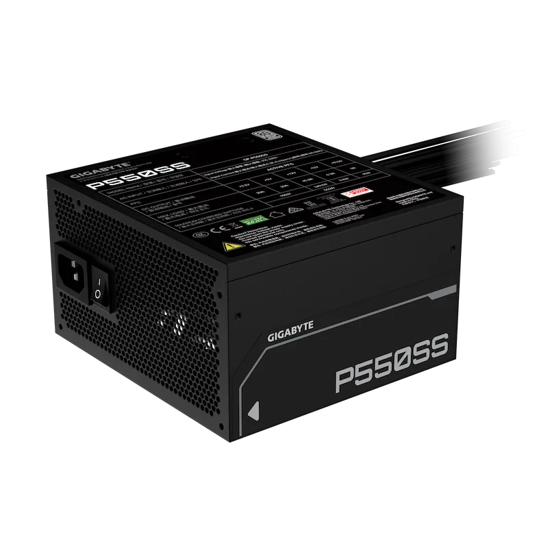 Nguồn Gigabyte P550SS 550W Silver (80 PLUS Silver, ATX 3.1, GP-P550SS)