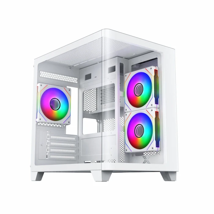 Case Xigmatek PANO M NANO ARTIC 3GF – EN45530 (m-ATX/ ITX, Kính cường lực,3 Fan G20F, Trắng)