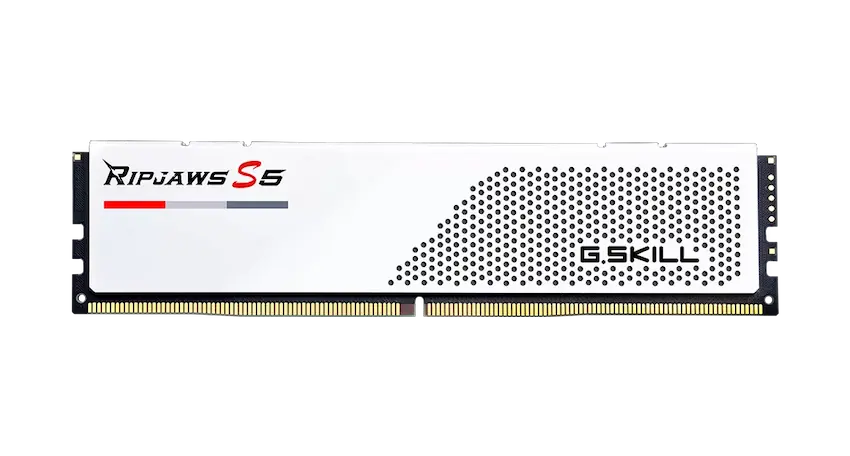 Ram G.Skill Ripjaws S5 White 96GB (2x48GB) DDR5 5200MHz – F5-5200J4040A48GX2-RS5W
