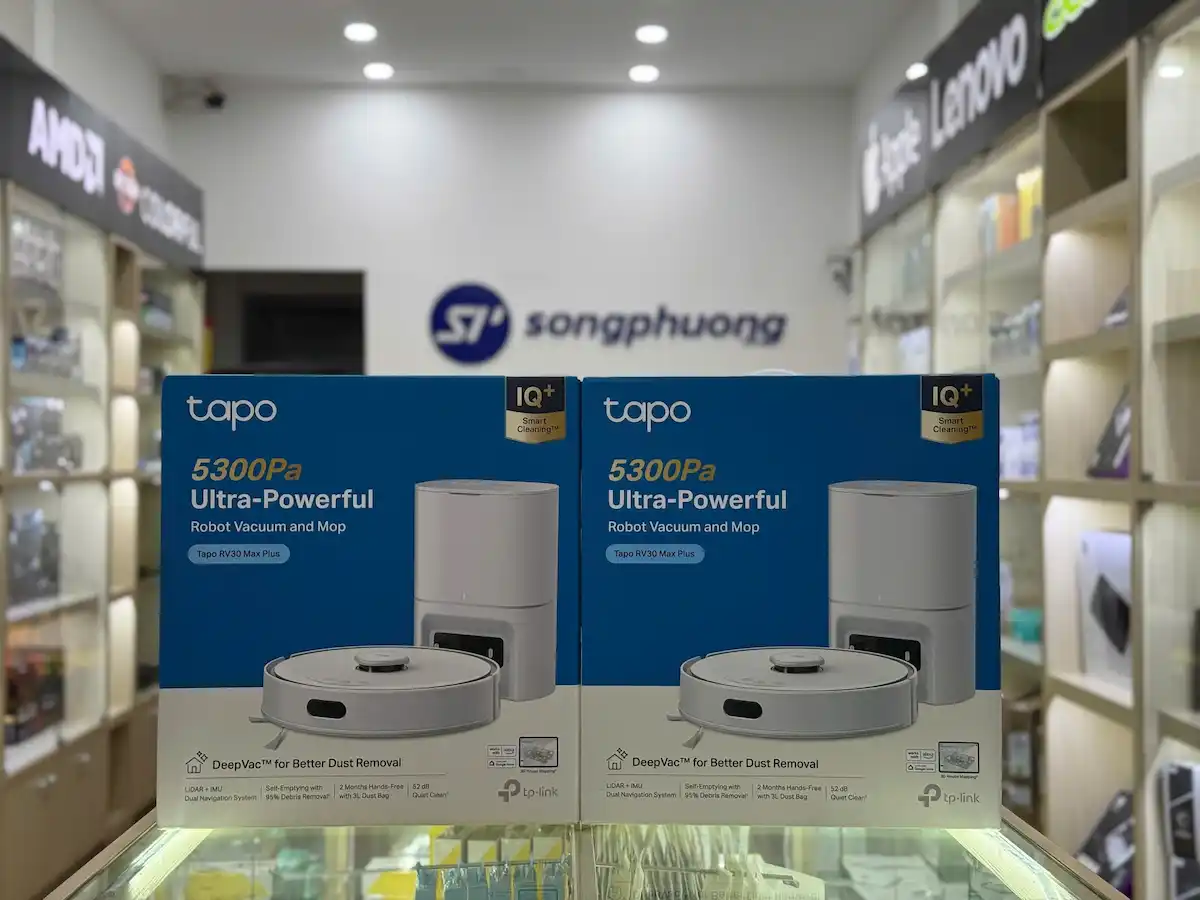 Robot Hút Bụi TP-Link Tapo RV30 Max Plus - songphuong.vn Robot Hút Bụi TP-Link Tapo RV30 Max Plus