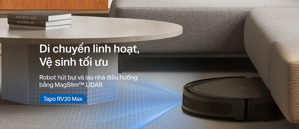 Robot Hút Bụi TP-Link Tapo RV20 Max Plus