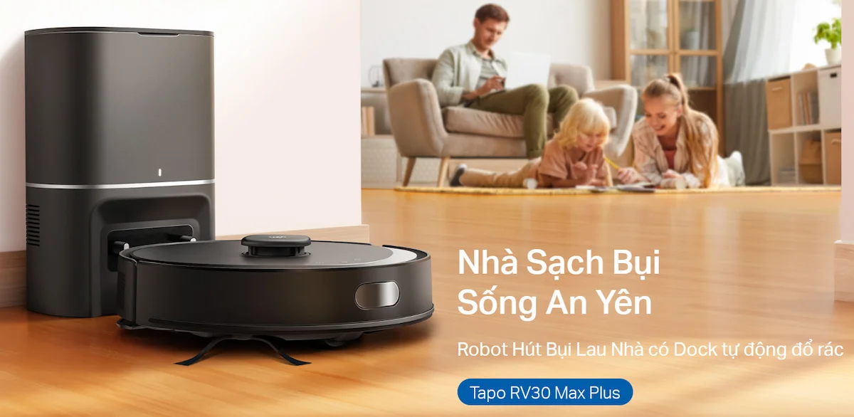 Robot Hút Bụi TP-Link Tapo RV30 Max Plus