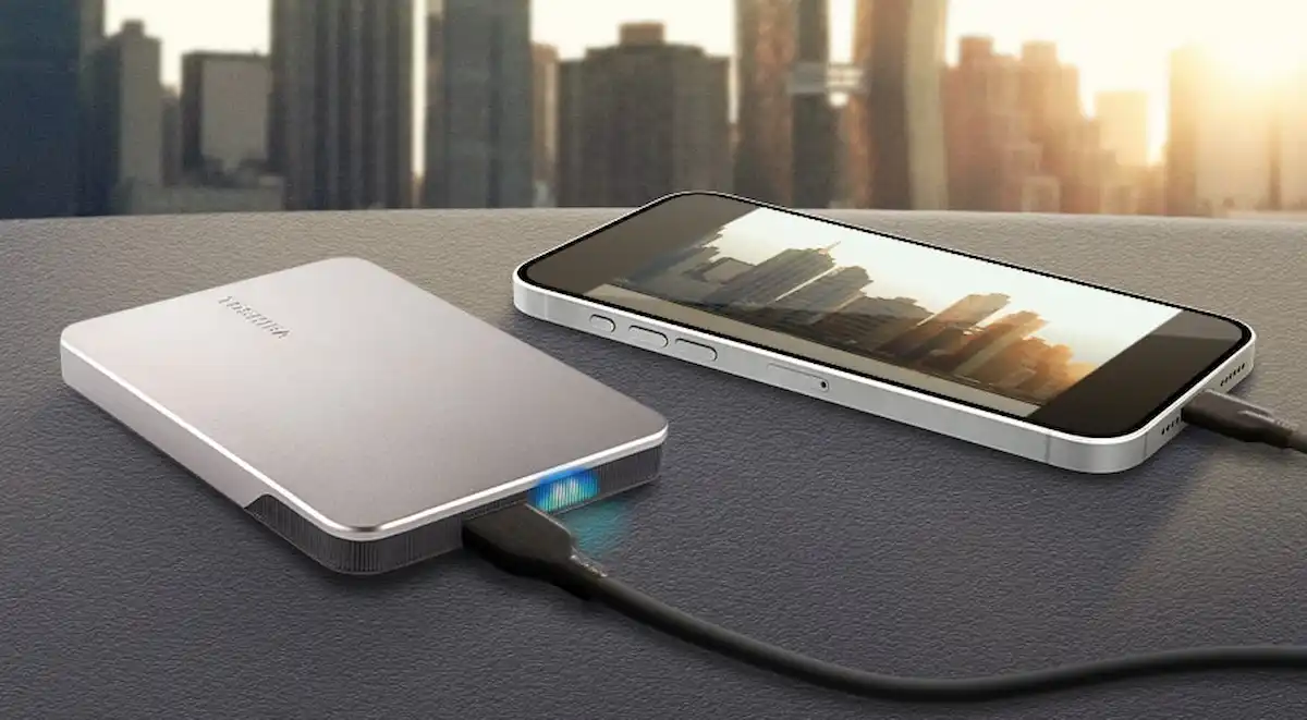 Ổ cứng di động HDD TOSHIBA FLEX SILVER 1TB 