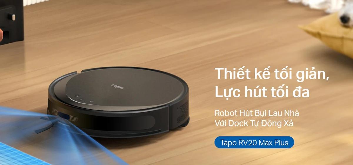 Robot Hút Bụi TP-Link Tapo RV20 Max Plus