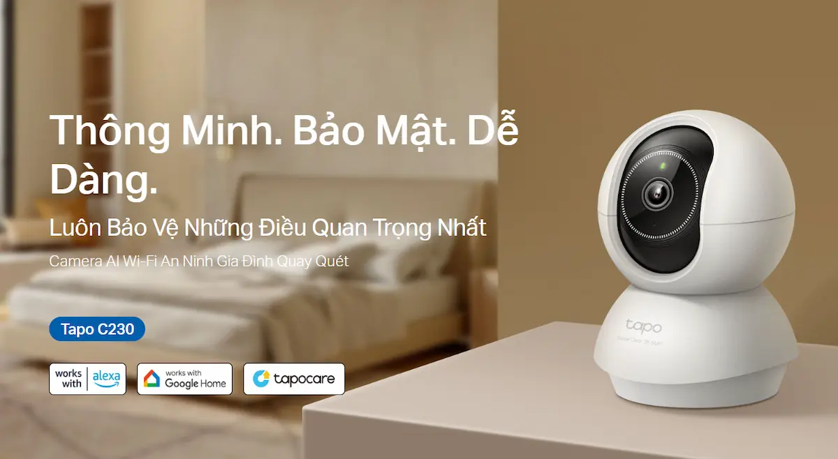 Camera AI WiFi TP-Link Tapo C230