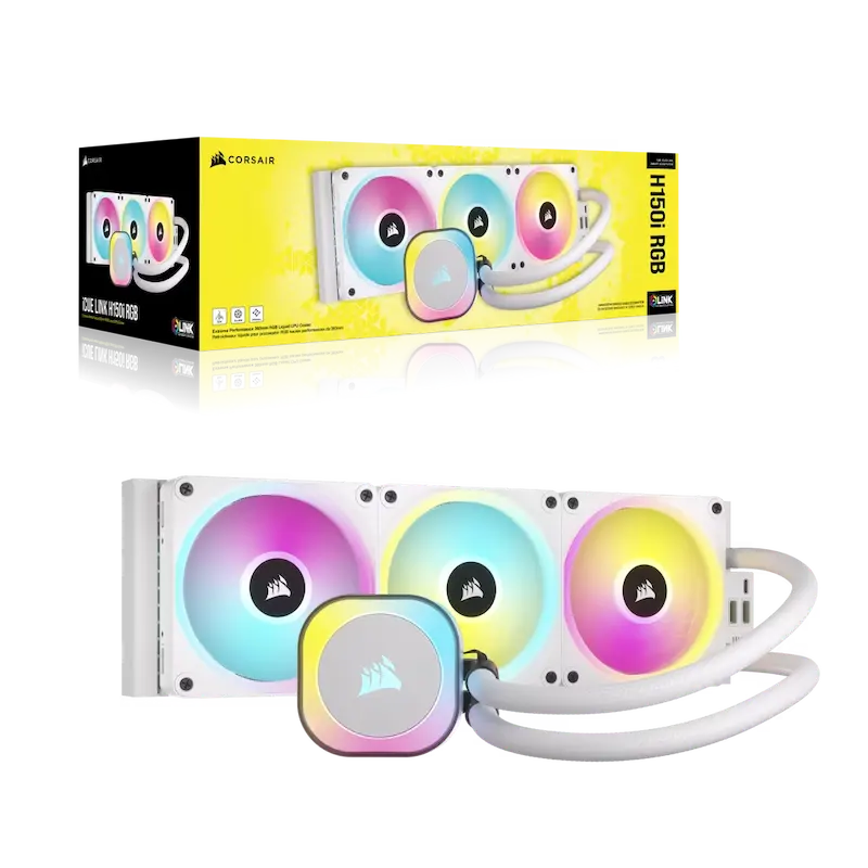 Tản nhiệt nước Corsair iCUE LINK H150i RGB WHITE – CW-9061006-WW