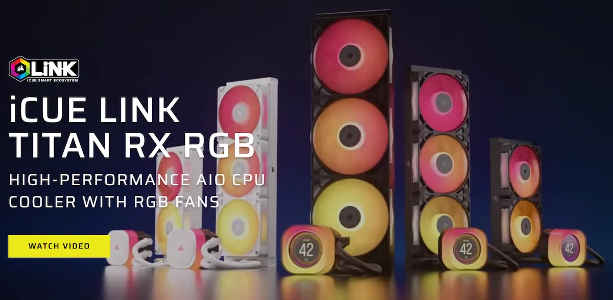 Tản nhiệt Corsair iCUE LINK TITAN 360 RX White