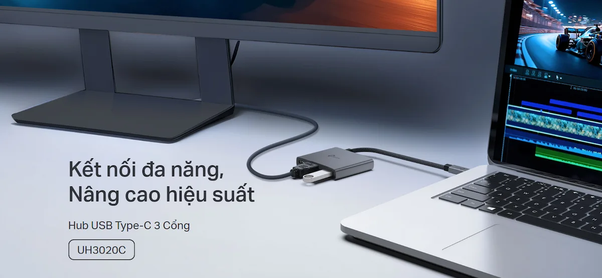 Hub Chuyển Đổi TypeC 3in1 TP-Link UH3020C