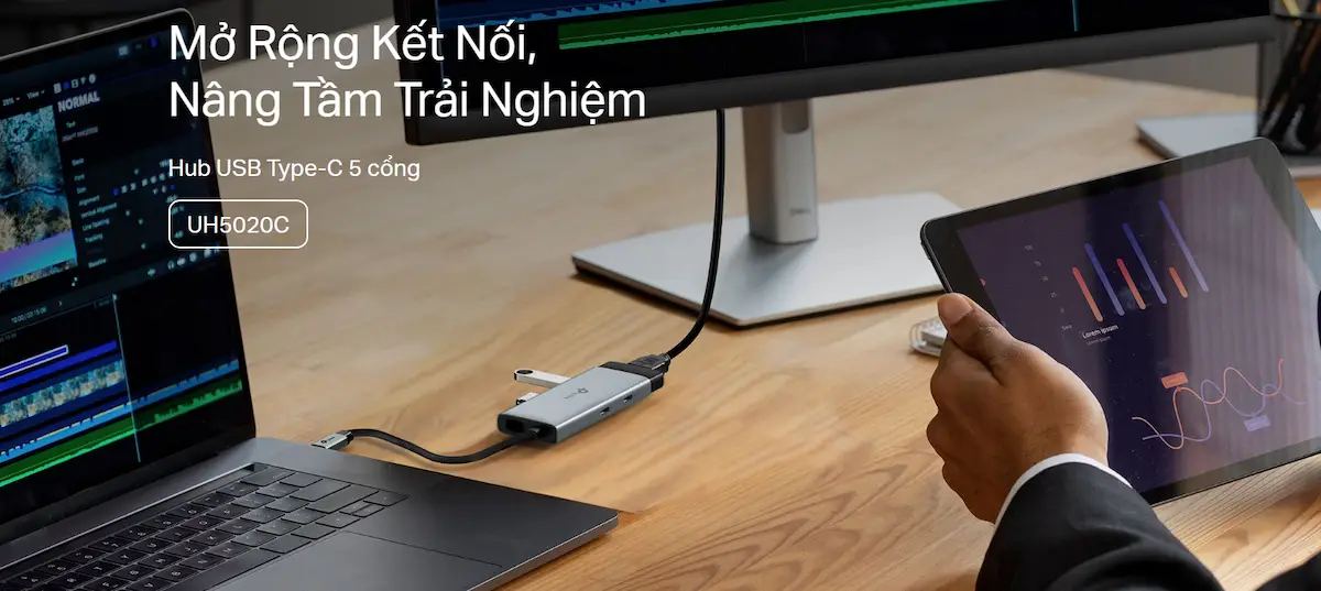Hub Chuyển Đổi TypeC 5in1 TP-Link UH5020C