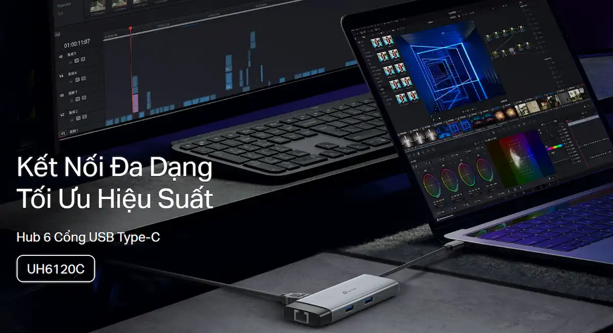 Hub Chuyển Đổi TypeC 6in1 TP-Link UH6120C