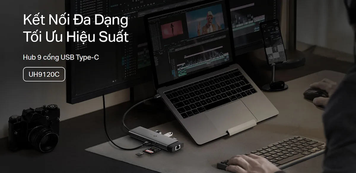 Hub Chuyển Đổi TypeC 9in1 TP-Link UH9120C Hub Chuyển Đổi TypeC 9in1 TP-Link UH9120C