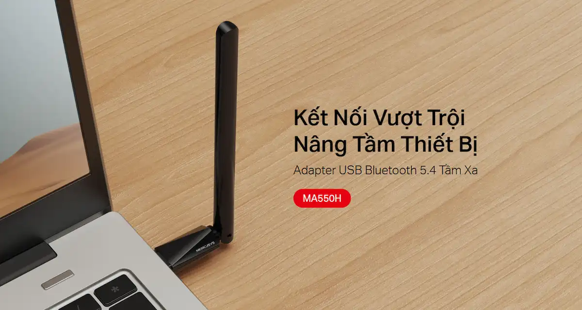 USB Bluetooth 5.4 Mercusys MA550H USB Bluetooth 5.4 Mercusys MA550H