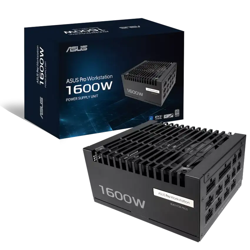 Nguồn Asus Pro WS 1600W Platinum (80 Plus Platinum, ATX 3.1, PCIe 5.1)