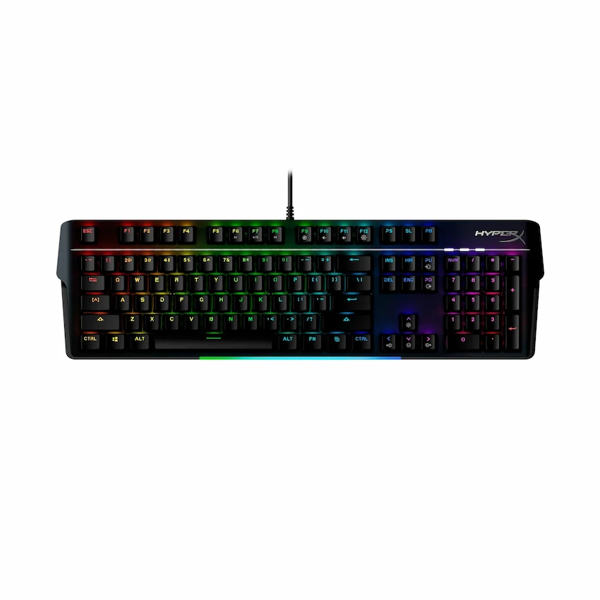 Bàn Phím Kingston Hyperx Alloy MKW 100 – 4P5E1AA#ABA (Wired, Red Switch, RGB, Đen)