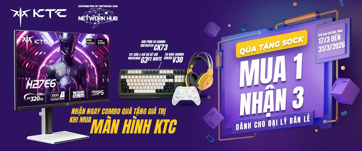 LCD KTC H27E6 320Hz OC Khuyến mãi LCD KTC H27E6 320Hz OC Khuyến mãi