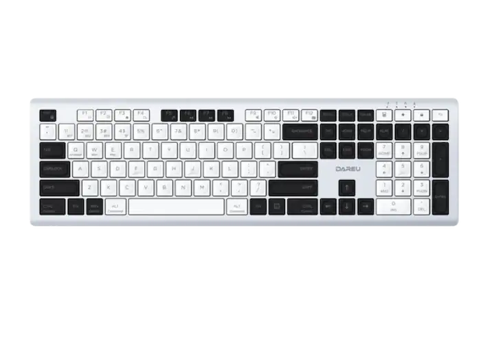Bàn phím không dây Dareu LK150D (Wireless 2.4Ghz/ BT, Scissor Switch)