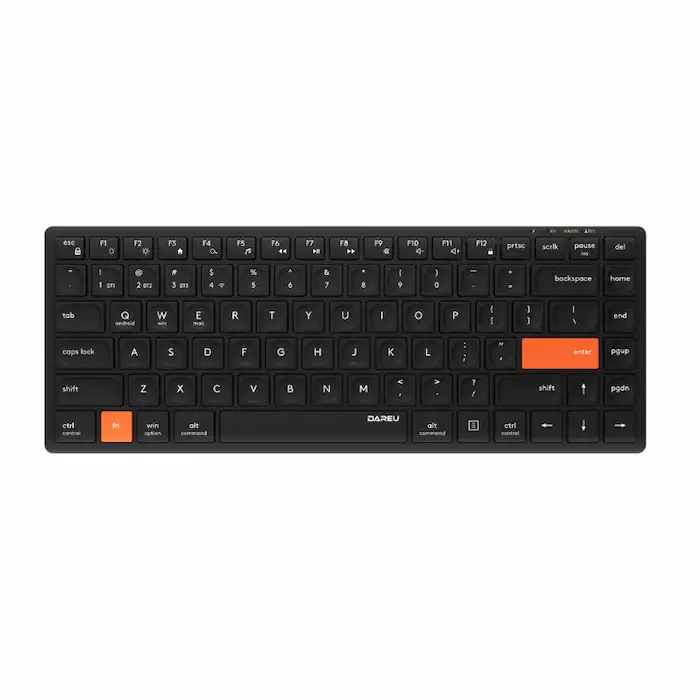 Bàn phím không dây Dareu LK160D (Wireless 2.4Ghz/ BT, Scissor Switch)
