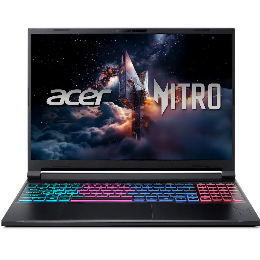 Laptop Acer Gaming Nitro 16S ProPanel AN16S-61-R5F4 (AMD Ryzen AI 7 350, RAM 16GB, SSD 512GB, RTX 5060 8GB, 16 Inch, Win 11, Đen)