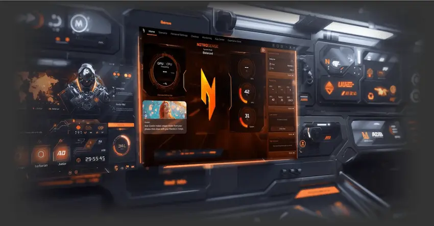 Laptop Acer Gaming Nitro V N23Q22 ANV15-51-91T5 (Intel Core i9-13900H, RAM 16GB, SSD 512GB, RTX4060 8GB, 15.6 Inch FHD, Win 11, Đen, NH.QQESV.009)