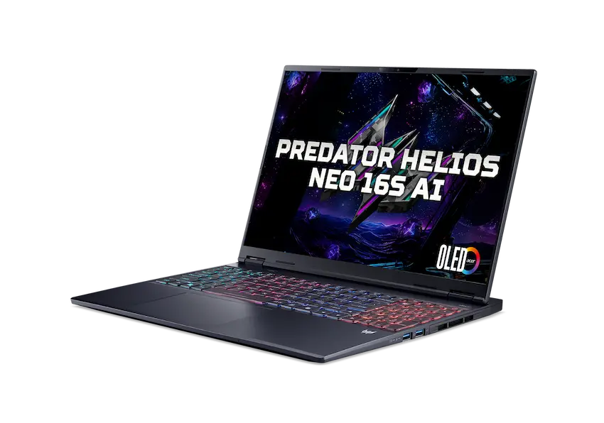 Laptop Acer Gaming Predator Helios Neo 16S AI N25Q15 PHN16S-71-95MS (Intel Core Ultra 9 275HX, RAM 64GB, SSD 2TB, RTX 5070Ti 12GB, 16 Inch, Win 11, Đen, NH.QX7SV.002)