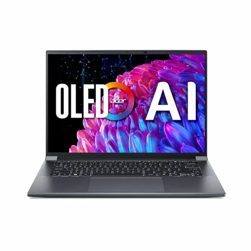 Laptop Acer Swift X 14 AI N23Q6 SFX14-72G-79UW (Intel Core Ultra 7 155H, RAM 32GB, SSD 1TB, RTX 4070 8GB, 14.5 Inch, Win 11, Xám, NX.KTUSV.001)