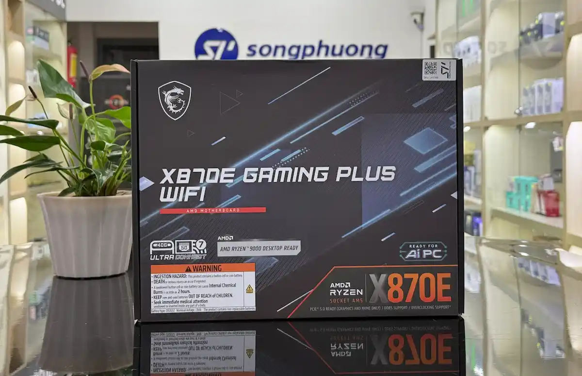 Mainboard MSI X870E Gaming Plus Wifi DDR5 -songphuong.vn Mainboard MSI X870E Gaming Plus Wifi DDR5