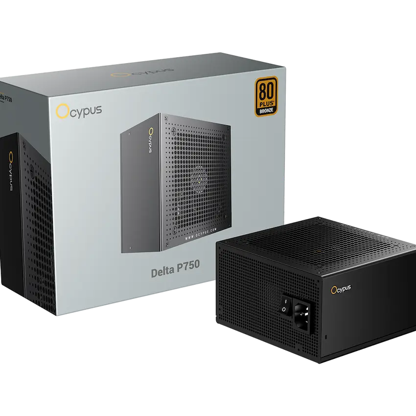 Nguồn Ocypus Delta P750 750W Bronze (80 PLUS Bronze, ATX 3.1, Non modular, Đen)