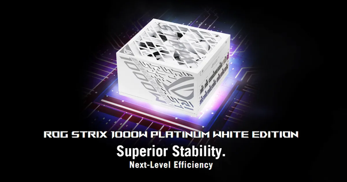 Nguồn Asus TUF Gaming 1000W Gold White Nguồn Asus TUF Gaming 1000W Gold White