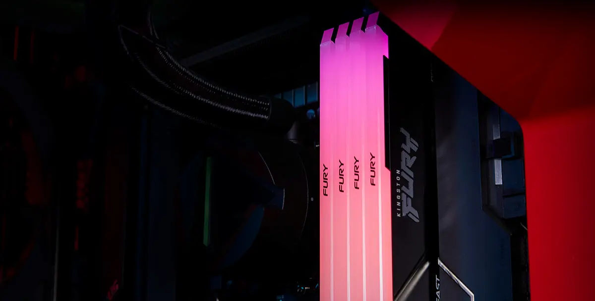 Ram Kingston Fury Beast RGB 16GB 3200MHz DDR4 Ram Kingston Fury Beast RGB 16GB 3200MHz DDR4