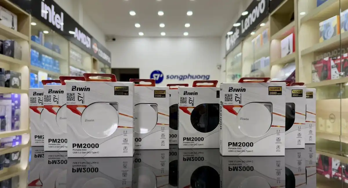 Ổ cứng SSD Di Động Biwin Amber PM2000 512GB Ổ cứng SSD Di Động Biwin Amber PM2000 512GB