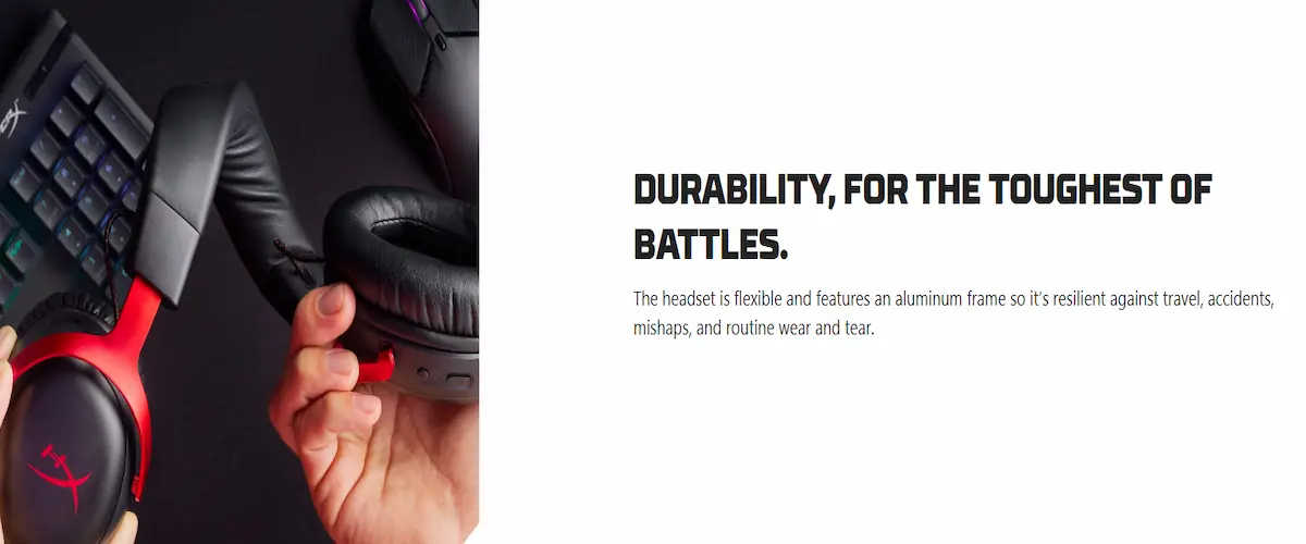 Tai nghe Kingston Hyper X Cloud III Wireless Red