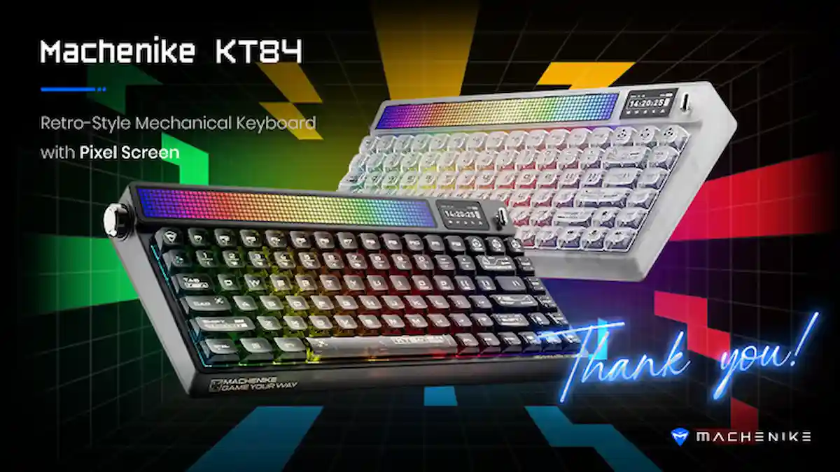 Bàn phím Machenike KT84-B84W Smart Screen Bàn phím Machenike KT84-B84W Smart Screen