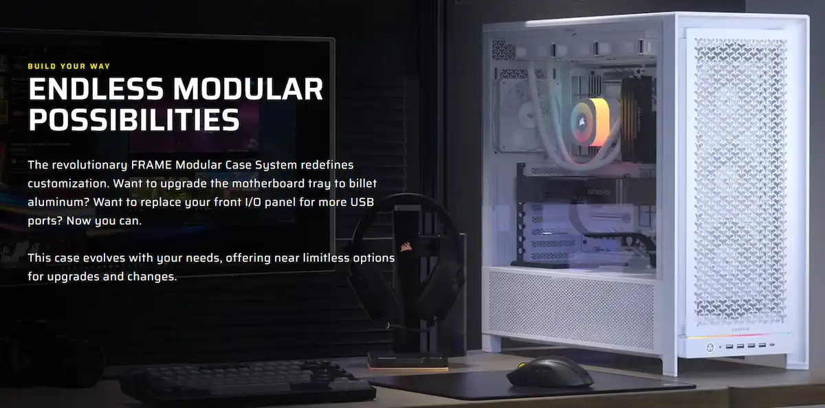 Case Corsair FRAME 5000D RS White