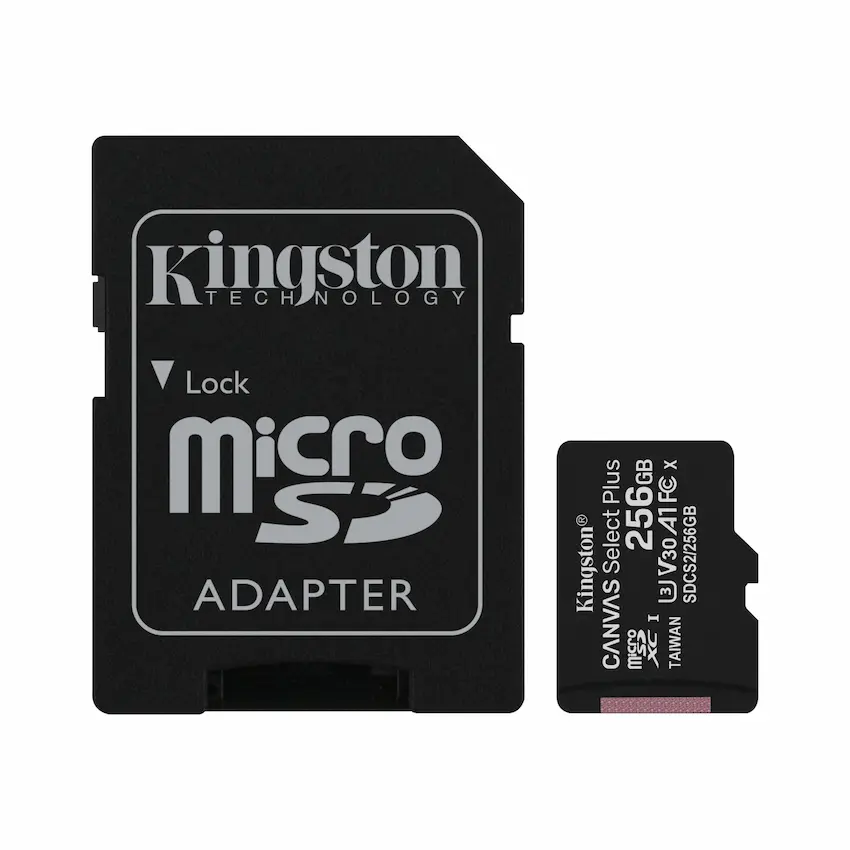 Thẻ Nhớ Kingston 256GB MicroSD Canvas Select Plus – SDCS2/256GB
