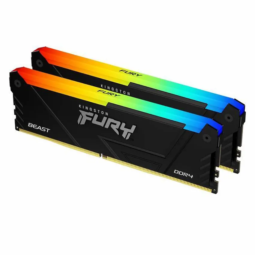 Ram Kingston Fury Beast RGB 16GB (2x8GB) 3600MHz DDR4 CL17 DIMM – KF436C17BB2AK2/16