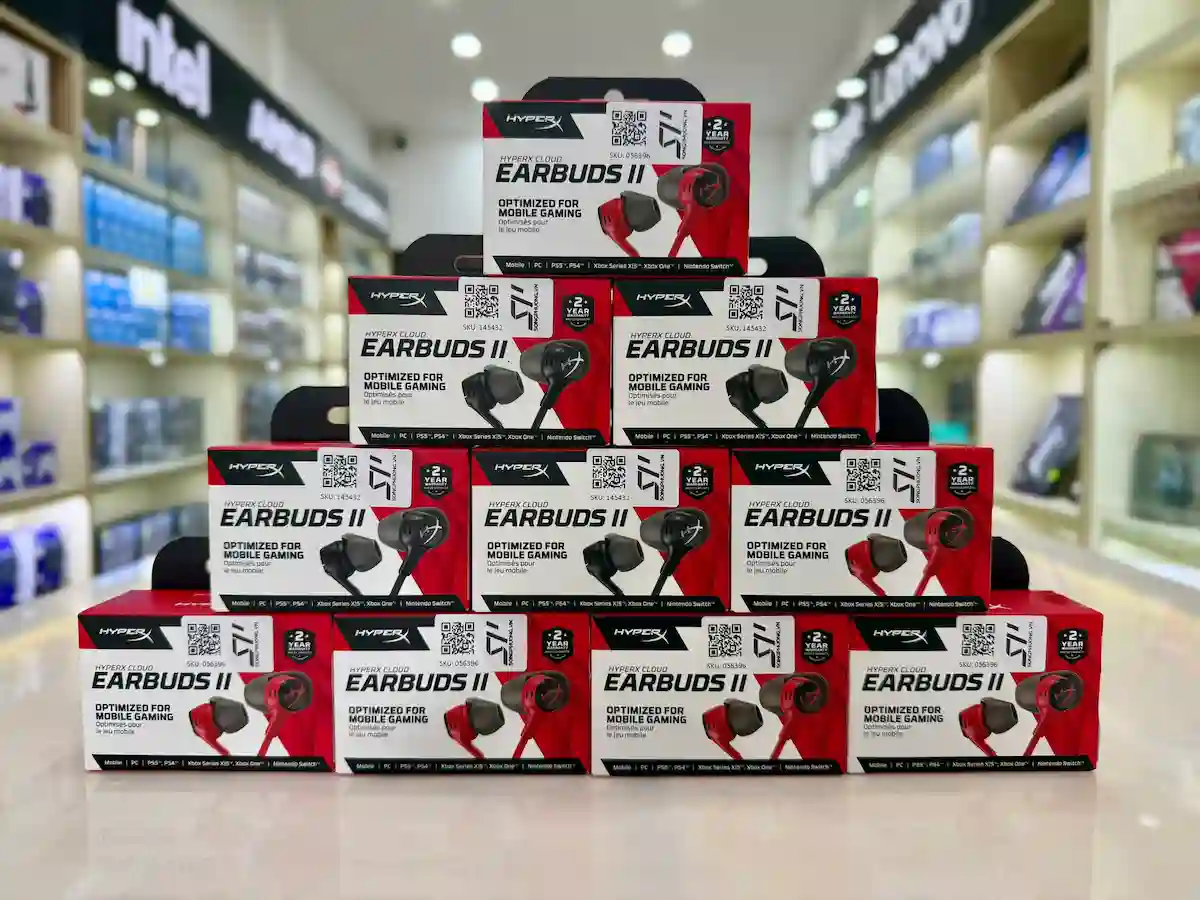 Tai nghe Kingston HyperX Cloud Earbuds II Black - Song Phương