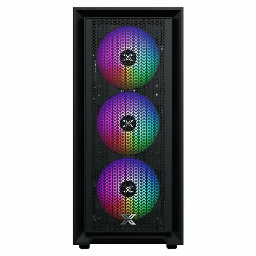 Case Xigmatek Sky III 3F - EN47695 (ATX, Kính Cường Lực, 3 Fan, Black)