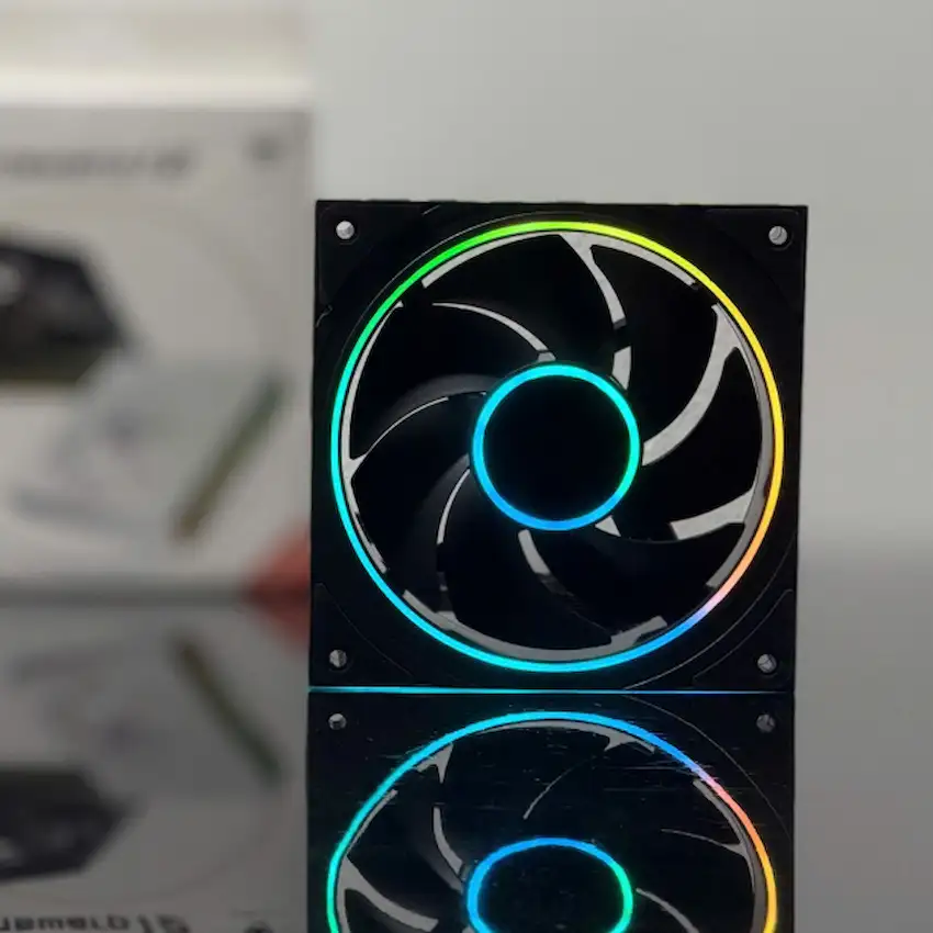 Fan Case Jungle Leopard Transwarp 12 ARGB Black (Gió xuôi/ngược, Đen)