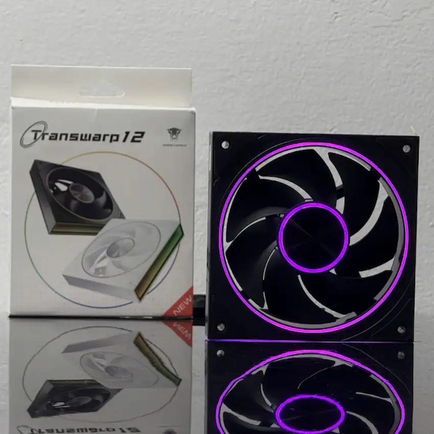 Fan Case Jungle Leopard Transwarp 12 ARGB Black (Gió xuôi/ngược, Đen)