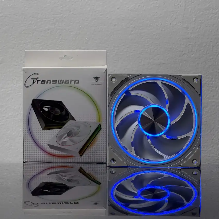 Fan Case Jungle Leopard Transwarp ARGB White (Gió xuôi, Trắng)