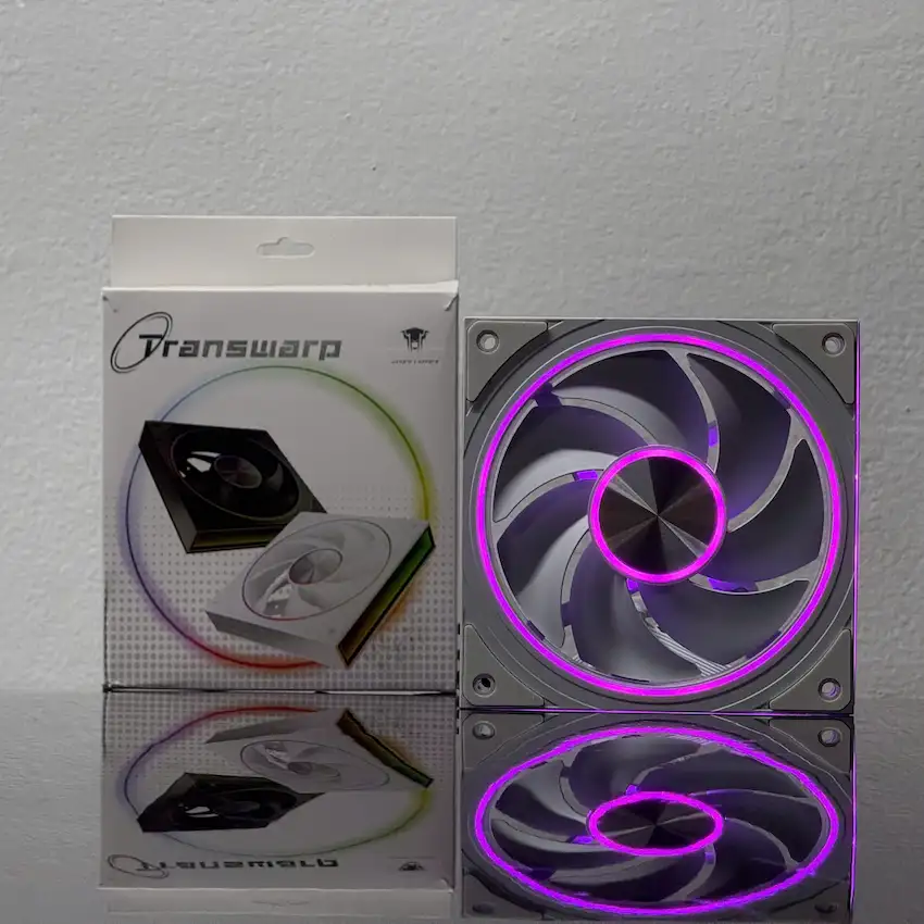 Fan Case Jungle Leopard Transwarp ARGB White (Gió xuôi, Trắng)