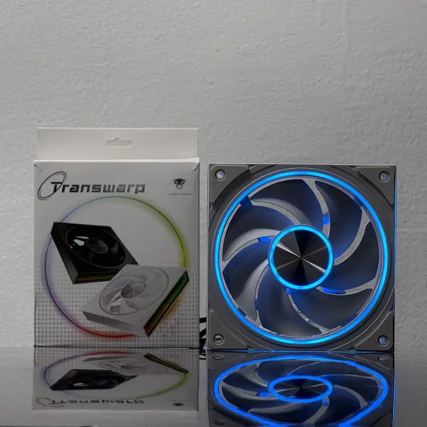 Fan Case Jungle Leopard Transwarp ARGB White (Gió xuôi, Trắng)