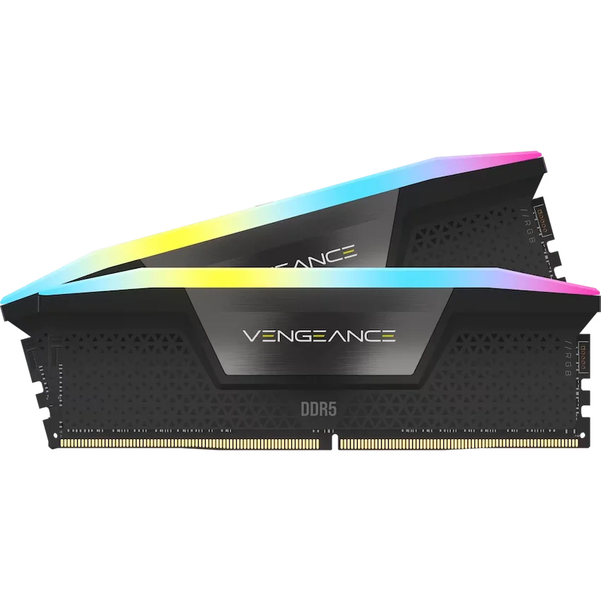 Ram Corsair Vengeance RGB 96GB (2x48GB) 6000MHz DDR5 Black – CMH96GX5M2E6000C36