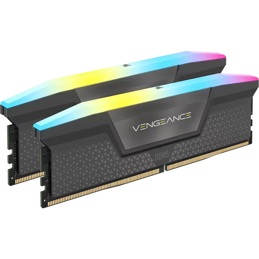 Ram Corsair Vengeance RGB 96GB (2x48GB) 6000MHz DDR5 Grey – CMH96GX5M2E6000Z36