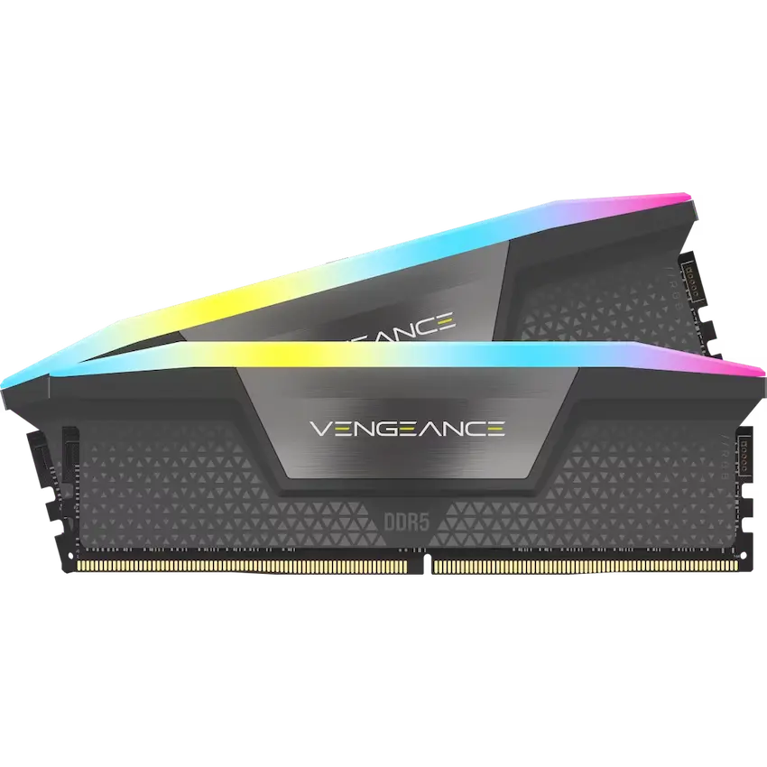 Corsair Vengeance RGB DDR5 64GB (2x32GB) 6000MHz – Memoria PC Con Intel XMP 3.0