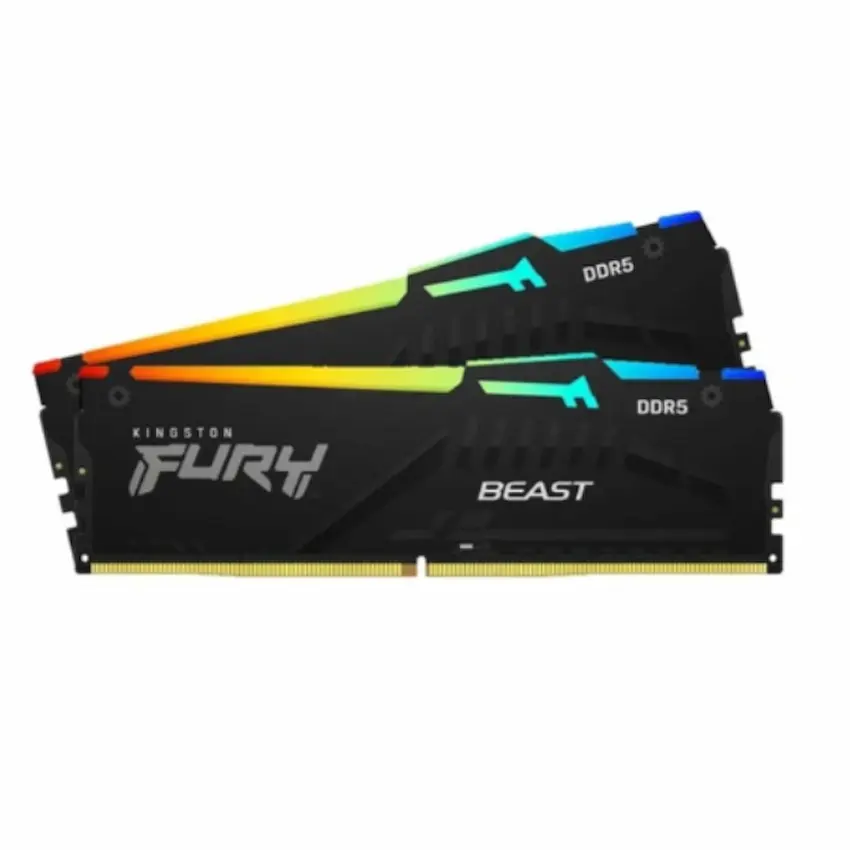Ram Kingston Fury Beast RGB 64GB (2x32GB) 5200MHz DDR5 – KF552C40BB2AK2-64