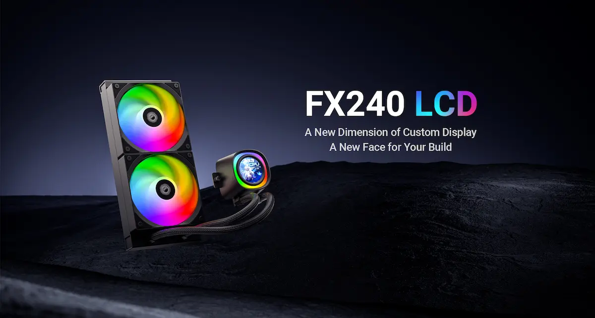 Tản Nhiệt Nước ID-COOLING FX240 LCD ARGB Tản Nhiệt Nước ID-COOLING FX240 LCD ARGB