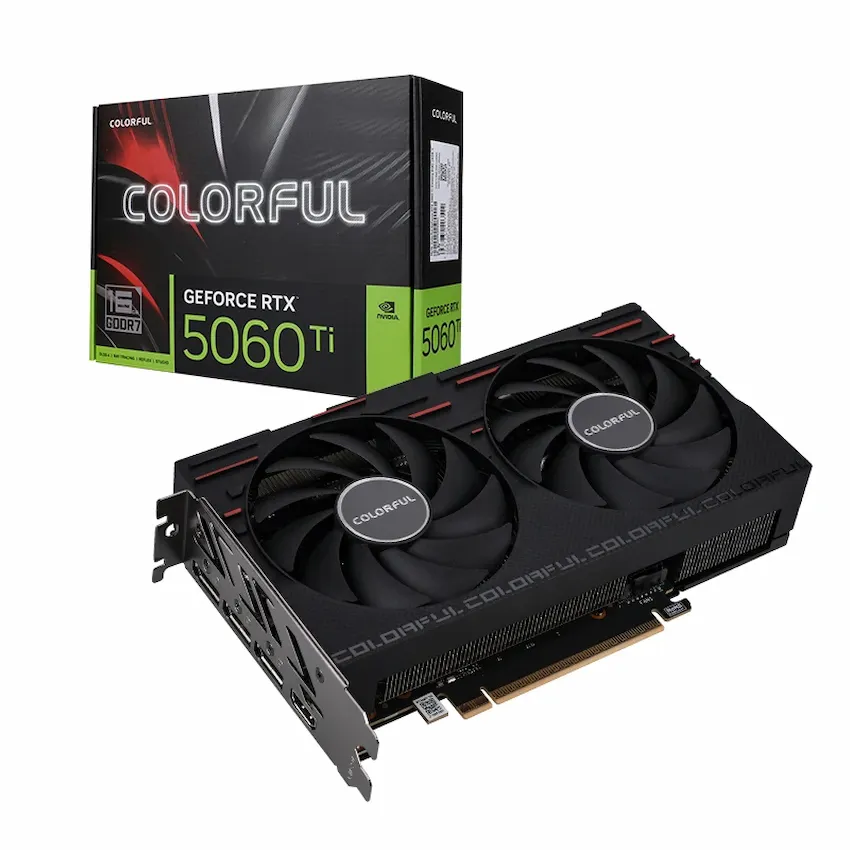 VGA Colorful GeForce RTX 5060 Ti Gaming DUO 16GB-V GDDR7
